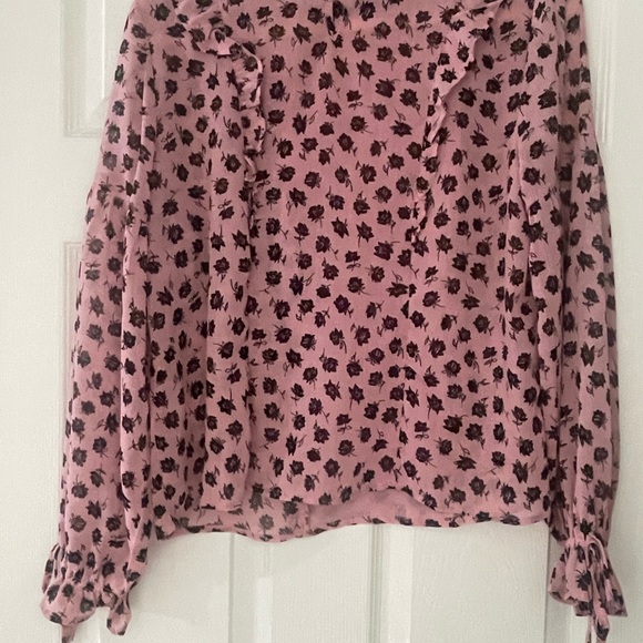 H&M Ruffle Detail Printed Blouse - Picture 5 of 8